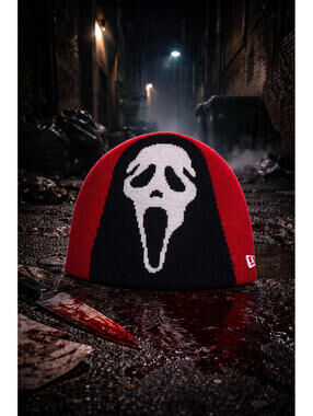 👻🔪🩸SUPREME NEW ERA GHOST FACE BEANIE RED SS BRAND NEW READY TO SHIP!